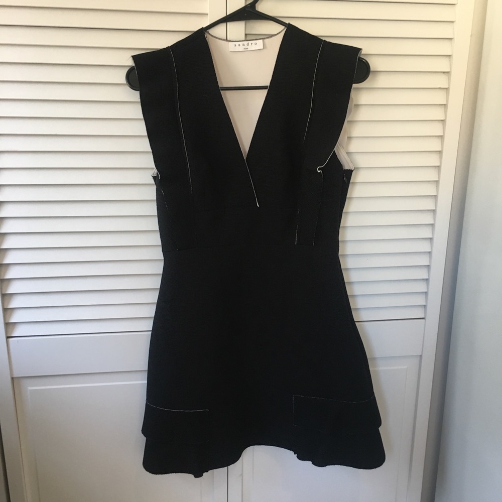 Sandro Ruffle Flounce Dress - Picture 7 of 8